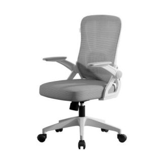 ACTECK SILLA FLUX CORE EC303 RESPALDO DE MALLA REPOSABRAZOS ABATIBLE GRIS