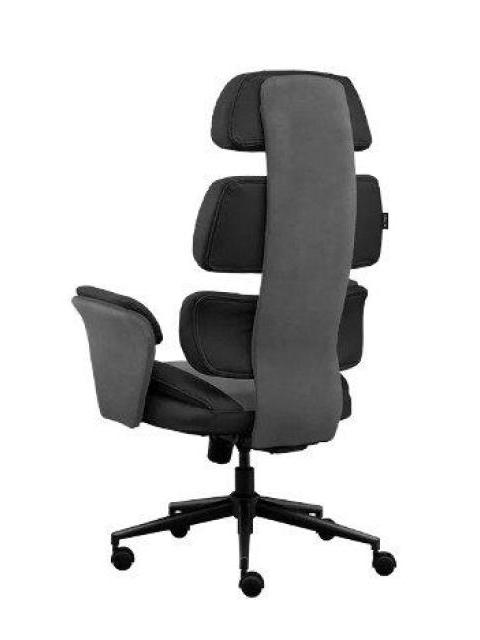 ACTECK SILLA LUXOR ULTRA EC870 RESPALDO DE MALLA NEGRO-GRIS - Imagen 3