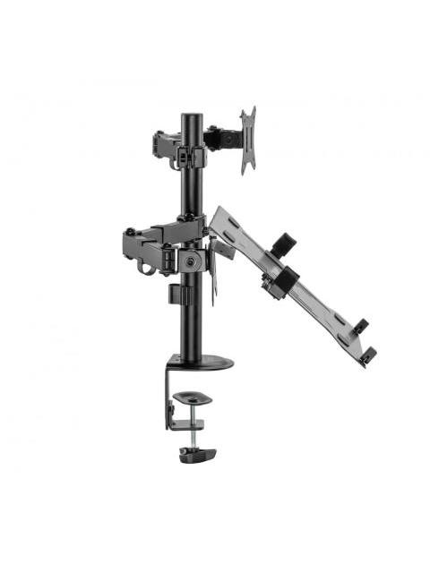 ACTECK SOPORTE DE ESCRITORIO PARA 1 MONITOR 10 - 32 HASTA 9 KG NEGRO - Imagen 5