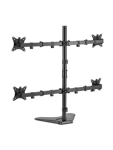 ACTECK SOPORTE DE ESCRITORIO PARA 4 MONITORES 17 - 32 HASTA 36.3KG