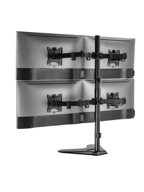 ACTECK SOPORTE DE ESCRITORIO PARA 4 MONITORES 17 - 32 HASTA 36.3KG - Imagen 6