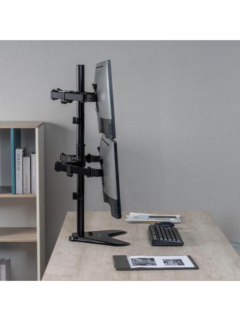 ACTECK SOPORTE DE ESCRITORIO PARA 4 MONITORES 17 - 32 HASTA 36.3KG - Imagen 7