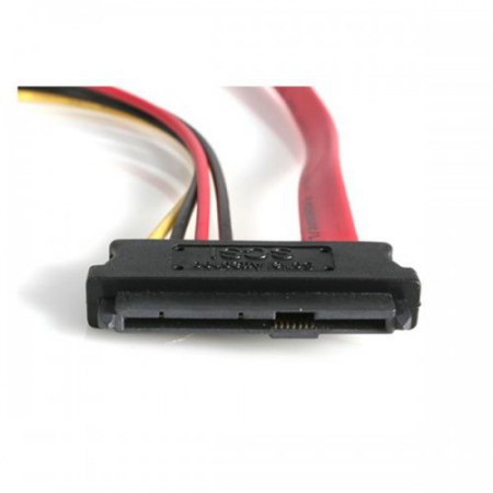 STARTECH CABLE SAS 29-PIN - SATA CON ALIMENTACION LP4 ROJO - Imagen 4