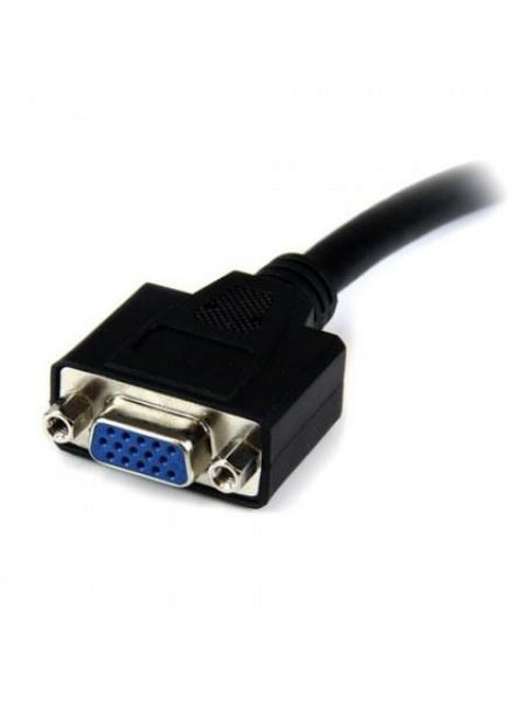 STARTECH ADAPTADOR DVI MACHO - VGA HEMBRA 20CM NEGRO - Imagen 3
