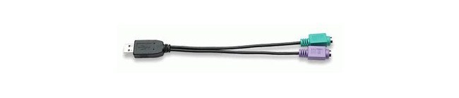 MANHATTAN ADAPTADOR USB A - PS-2 .19 METROS NEGRO - Imagen 2