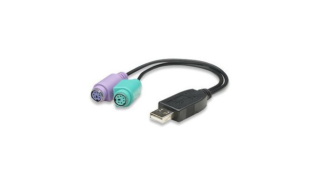 MANHATTAN ADAPTADOR USB A - PS-2 .19 METROS NEGRO - Imagen 3