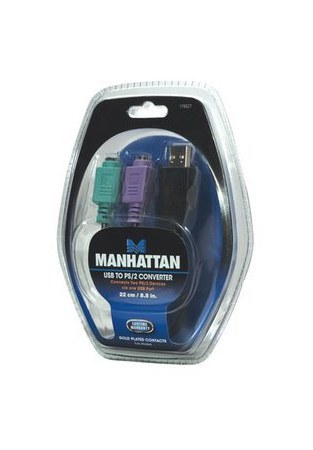 MANHATTAN ADAPTADOR USB A - PS-2 .19 METROS NEGRO - Imagen 4