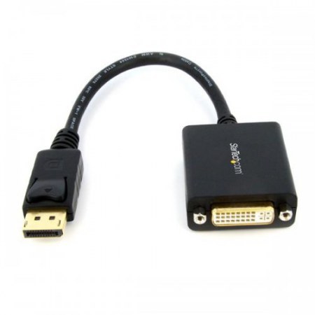 STARTECH CABLE DISPLAYPORT 1.2 MACHO - DVI HEMBRA 15CM 1080P NEGRO - Imagen 4