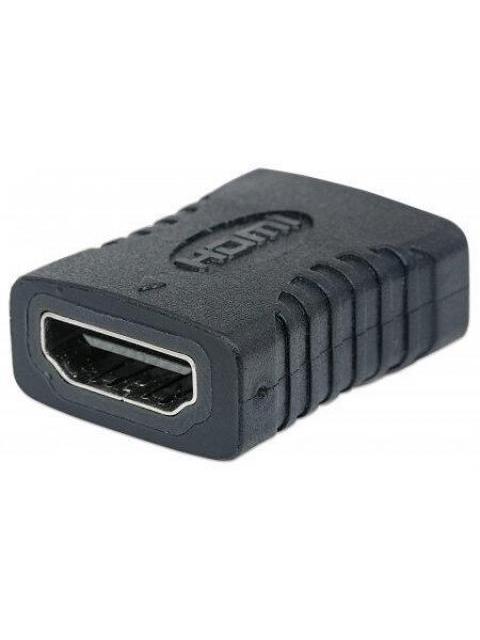 MANHATTAN COPLE HDMI A HEMBRA - HDMI A HEMBRA CONEXION RECTA NEGRO - Imagen 2