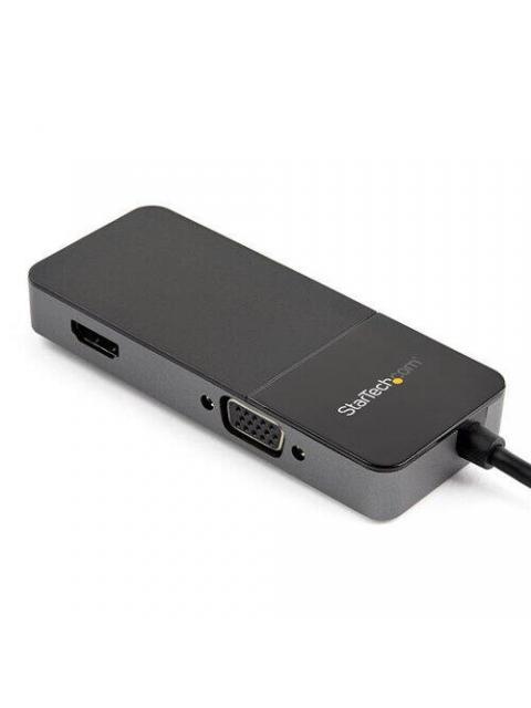 STARTECH ADAPTADOR USB A MACHO - HDMI-VGA HEMBRA NEGRO