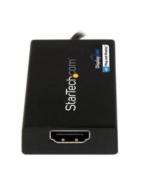 STARTECH  ADAPTADOR GRAFICO EXTERNO MULTI MONITOR USB 3.0 MACHO - HDMI HEMBRA ULTRA HD 4K - Imagen 3