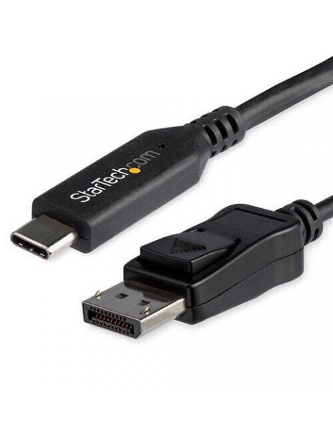 STARTECH CABLE USB-C MACHO - DISPLAYPORT MACHO 1.8 METROS NEGRO - Imagen 2