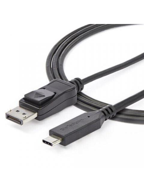 STARTECH CABLE USB-C MACHO - DISPLAYPORT MACHO 1.8 METROS NEGRO - Imagen 2