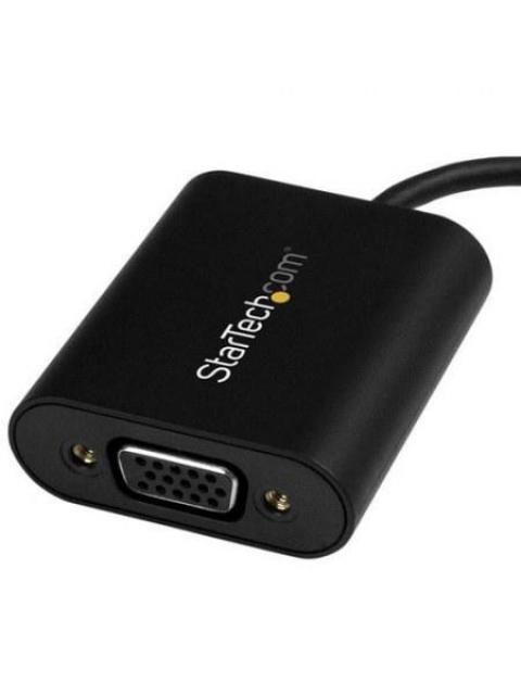 STARTECH ADAPTADOR DE VIDEO EXTERNO USB-C MACHO - VGA HEMBRA NEGRO - Imagen 3