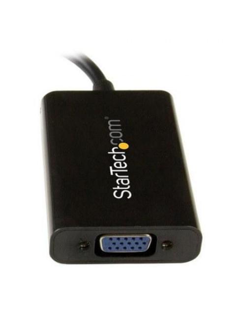 STARTECH  ADAPTADOR DE VIDEO DISPLAYPORT - VGA CON AUDIO NEGRO - Imagen 2