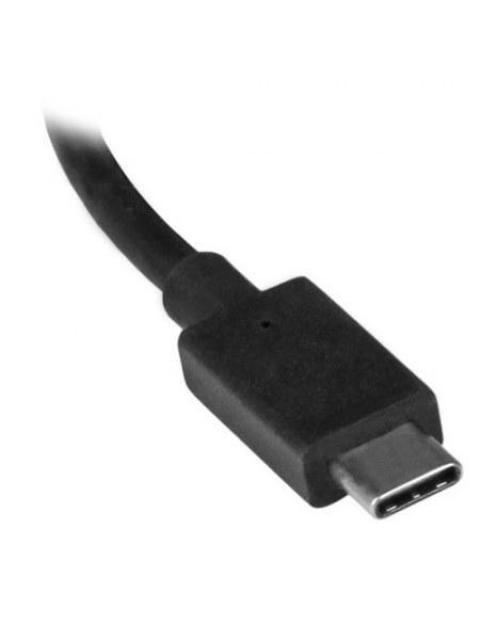 STARTECH DIVISOR MULTIPLICADOR USB C - DISPLAYPORT 2 PUERTOS NEGRO