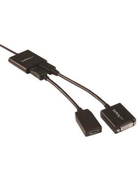 STARTECH DIVISOR MULTIPLICADOR USB C - DISPLAYPORT 2 PUERTOS NEGRO - Imagen 3