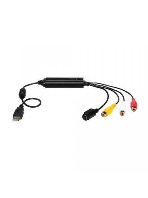 STARTECH ADAPTADOR DE CAPTURA DE VIDEO USB MACHO - COMPOSITE-S-VIDEO-2X RCA HEMBRA NEGRO - Imagen 5