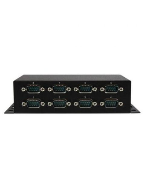 STARTECH  HUB ADAPTADOR USB 2.0 A 8 PUERTOS SERIALES PARA MONTAJE EN PARED RIEL DIN - Imagen 4