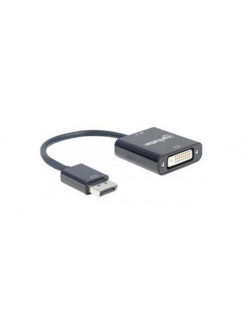 MANHATTAN ADAPTADOR DISPLAYPORT 1.2 MACHO - DVI-D HEMBRA 1.5CM NEGRO - Imagen 2