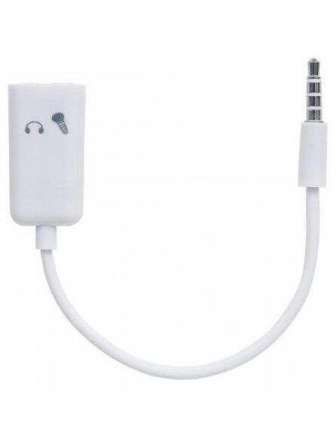 MANHATTAN ADAPTADOR DE AUDIO 3.5MM MACHO - 2X 3.5MM HEMBRA BLANCO - Imagen 2