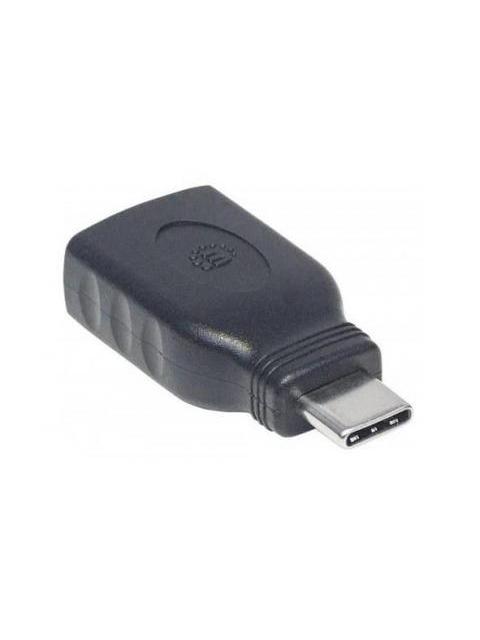 MANHATTAN ADAPTADOR USB C MACHO - USB A HEMBRA NEGRO - Imagen 3