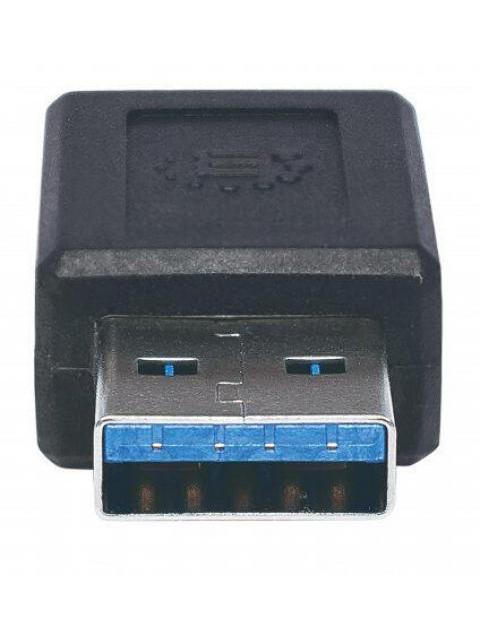 MANHATTAN ADAPTADOR USB C 2.0 HEMBRA - USB A MACHO NEGRO - Imagen 4