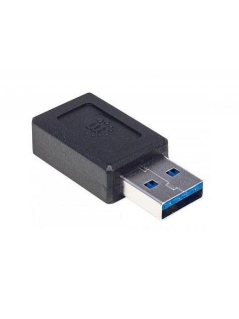 MANHATTAN ADAPTADOR USB C 3.1 HEMBRA - USB A MACHO NEGRO - Imagen 3