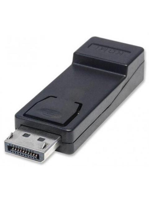 MANHATTAN ADAPTADOR DISPLAYPORT 1.1 MACHO - HDMI HEMBRA 1080P 60HZ NEGRO - Imagen 2