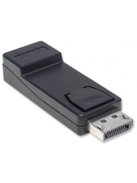MANHATTAN ADAPTADOR DISPLAYPORT 1.1 MACHO - HDMI HEMBRA 1080P 60HZ NEGRO - Imagen 3