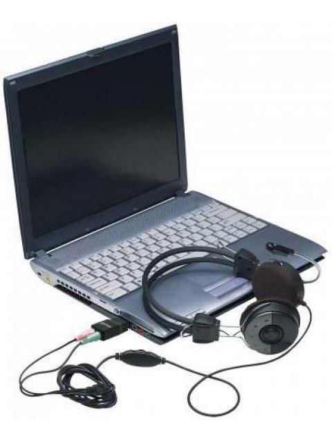 MANHATTAN CONVERTIDOR USB A AUDIO NEGRO - Imagen 4
