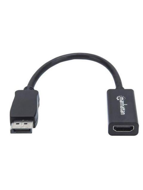 ADAPTADOR MANHATTAN DISPLAYPORT MACHO - HDMI HEMBRA 15CM 151634 - Imagen 3