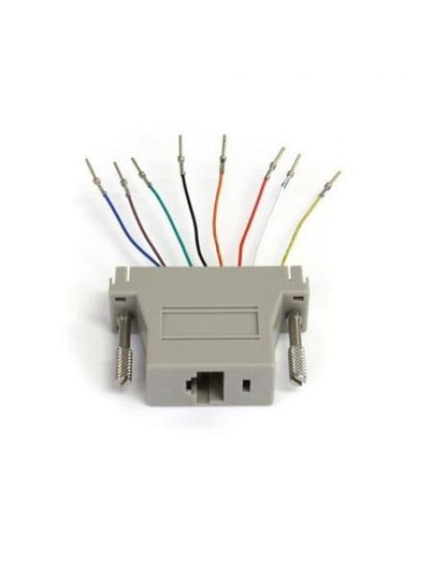 STARTECH ADAPTADOR MODULAR SERIAL DB25 MACHO - RJ45 HEMBRA GRIS - Imagen 3