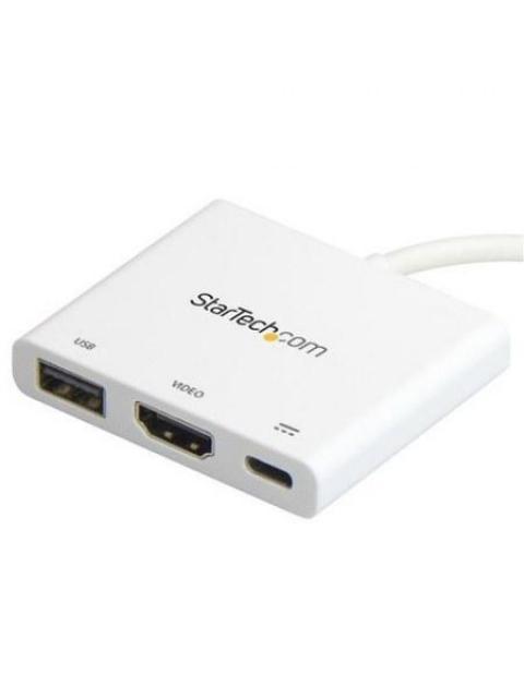 STARTECH ADAPTADOR USB-C MACHO - HDMI 4K HEMBRA BLANCO - Imagen 3
