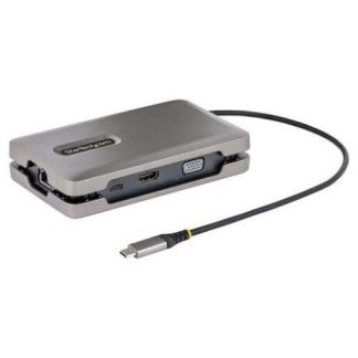 ADAPTADOR MULTIPUERTOS USB-C VIDEO HDMI 4K VGA HUB MST