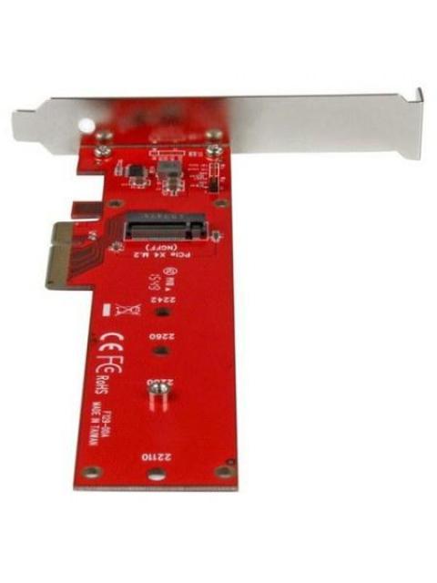 STARTECH TARJETA PCI EXPRESS X4 M.2 PARA SSD ROJO
