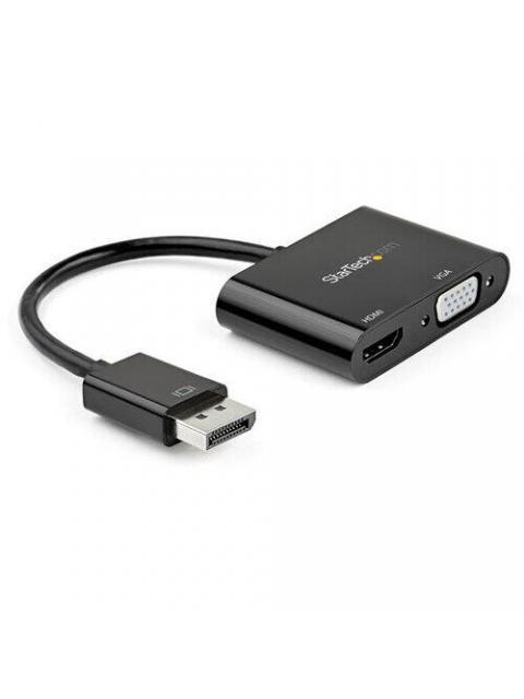 STARTECH ADAPTADOR DISPLAYPORT 1.2 MACHO - HDMI-VGA HEMBRA 4K 60HZ NEGRO - Imagen 2