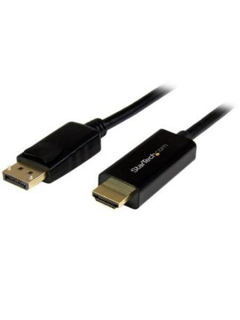STARTECH CABLE DISPLAYPORT 1.2 MACHO - HDMI MACHO 4K 30HZ 3 METROS NEGRO - Imagen 2