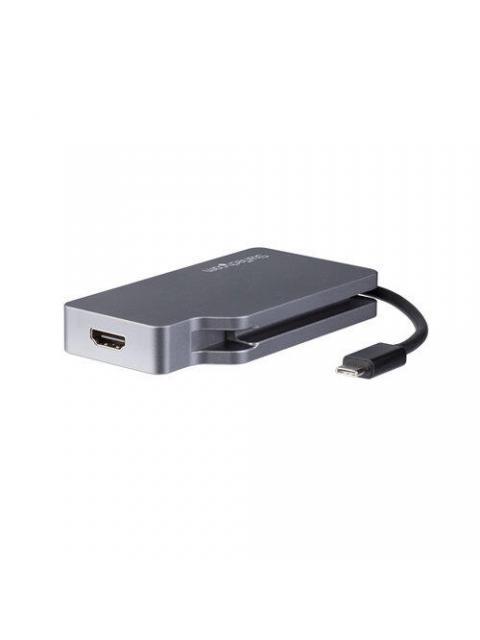 STARTECH ADAPTADOR DE VIDEO USB-C MACHO - VGA-DVI-HDMI-MDP HEMBRA GRIS - Imagen 3