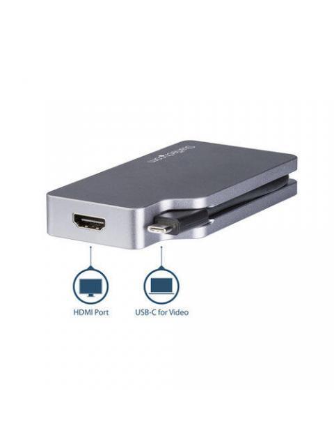 STARTECH ADAPTADOR DE VIDEO USB-C MACHO - VGA-DVI-HDMI-MDP HEMBRA GRIS - Imagen 4