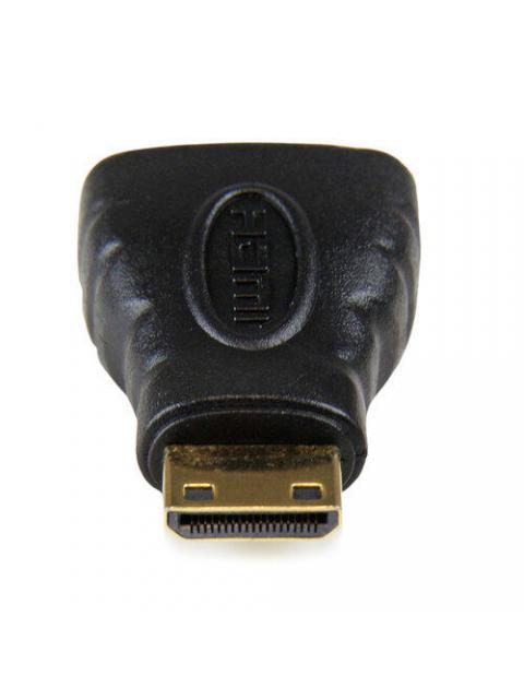 STARTECH ADAPTADOR MINI HDMI MACHO - HDMI HEMBRA NEGRO - Imagen 3