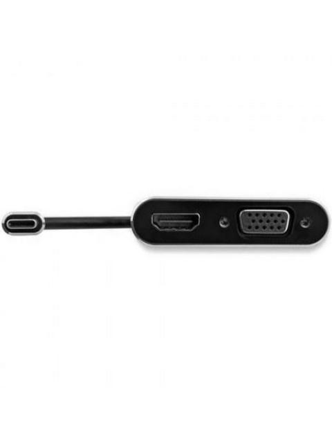 STARTECH ADAPTADOR USB-C MACHO - VGA-HDMI HEMBRA NEGRO - Imagen 5