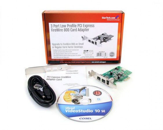 STARTECH TARJETA PCI EXPRESS 1.1 PEX1394B3LP ALAMBRICO CON 3 PUERTOS FIREWIRE - Imagen 5