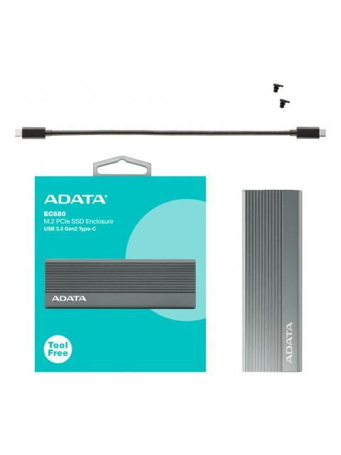 ADATA GABINETE DE DISCO DURO EC680 M.2 M.2 USB-C 3.2 - Imagen 8