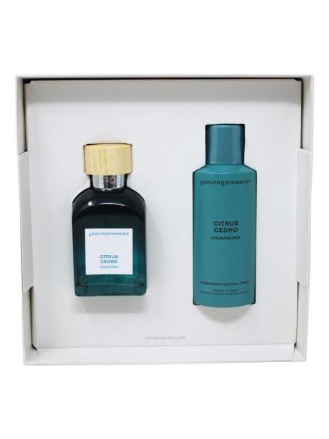 ADOLFO DOMINGUEZ AGUA FRESCA CITRUS CEDRO 2 PZ PARA HOMBRE - Imagen 5