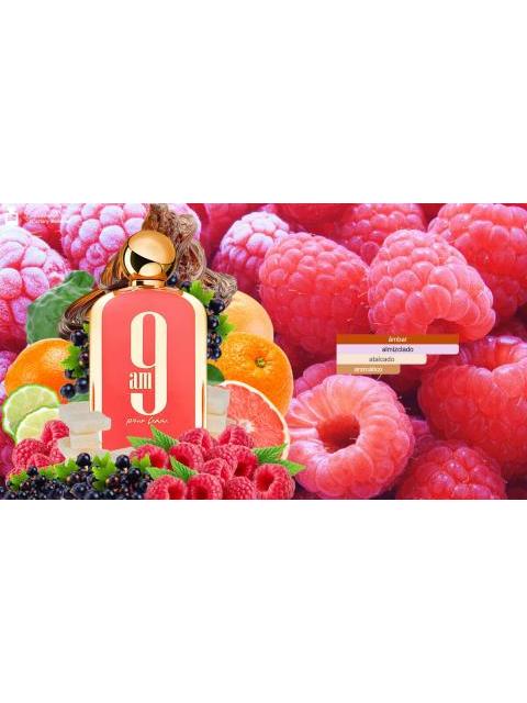 AFNAN 9AM POUR FEMME 100ML EDP (ROSA) - Imagen 5