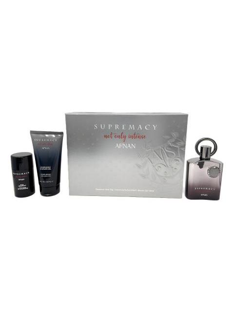 AFNAN SUPREMACY NOT ONLY INTENSE SET DE 3 PZ PARA HOMBRE