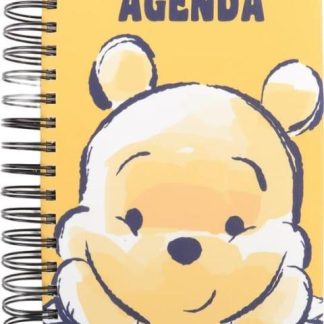 AGENDA MULTIUSOS DISNEY CON SEPARADORES Y STICKERS AMARILLO WINNIE POOH