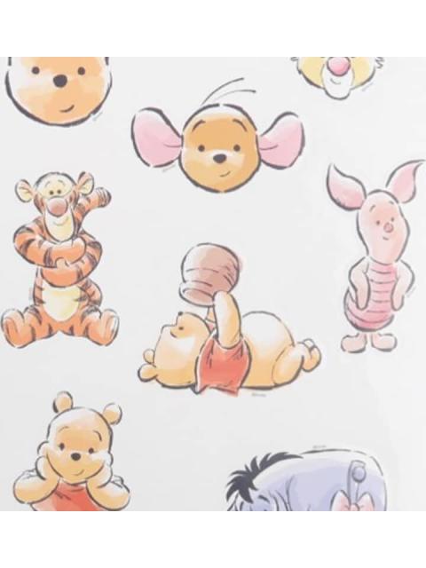 AGENDA MULTIUSOS DISNEY CON SEPARADORES Y STICKERS AMARILLO WINNIE POOH - Imagen 6