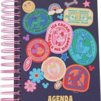 AGENDA MULTIUSOS DISNEY CON SEPARADORES Y STICKERS MULTICOLOR MICKEY